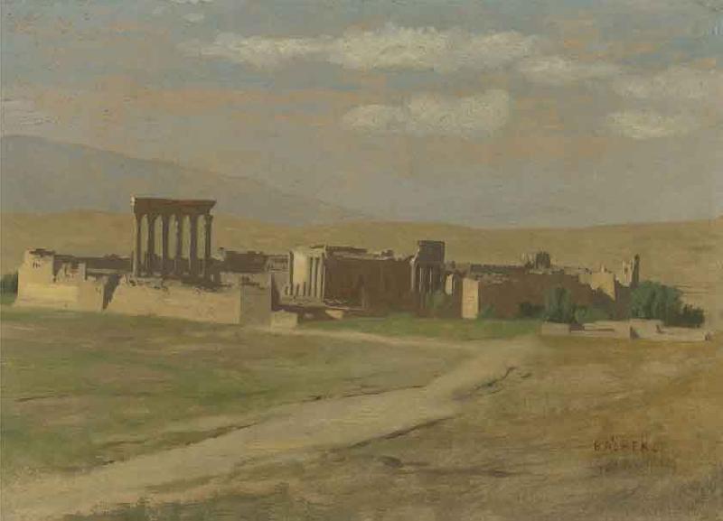 Jean Leon Gerome View of Baalbek oil painting picture